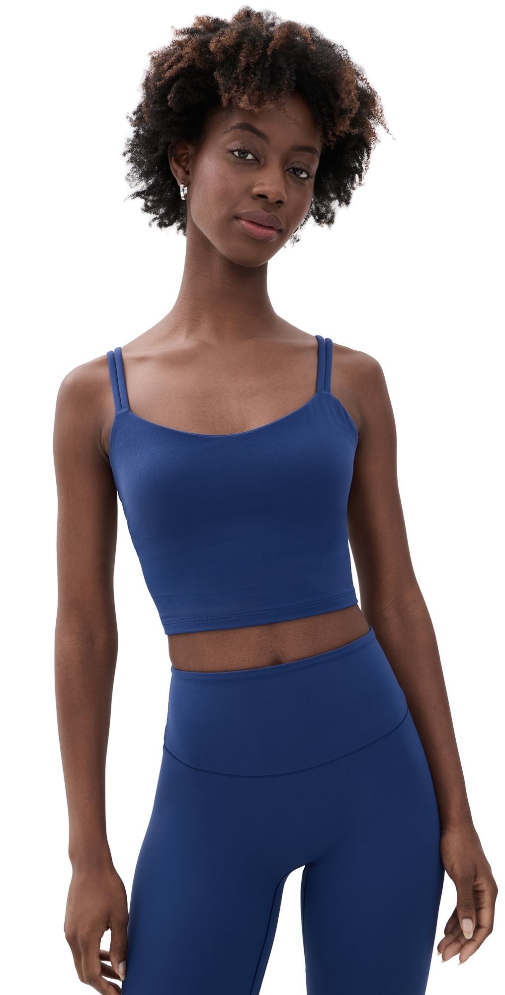 Beyond Yoga Inthezone Strappy Cropped Tank Deep Ocean M
