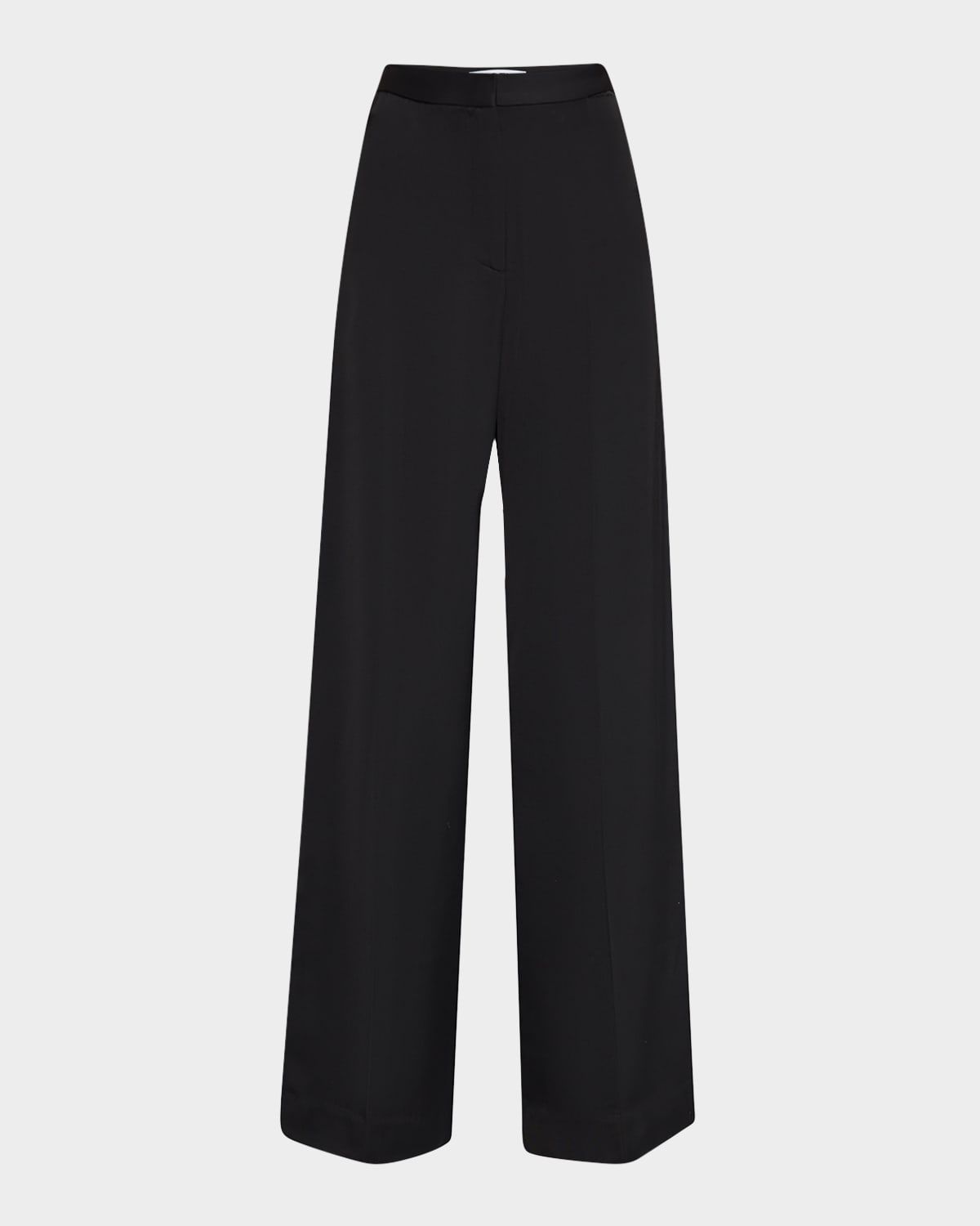 Jones Wide-Leg Viscose Twill Trousers