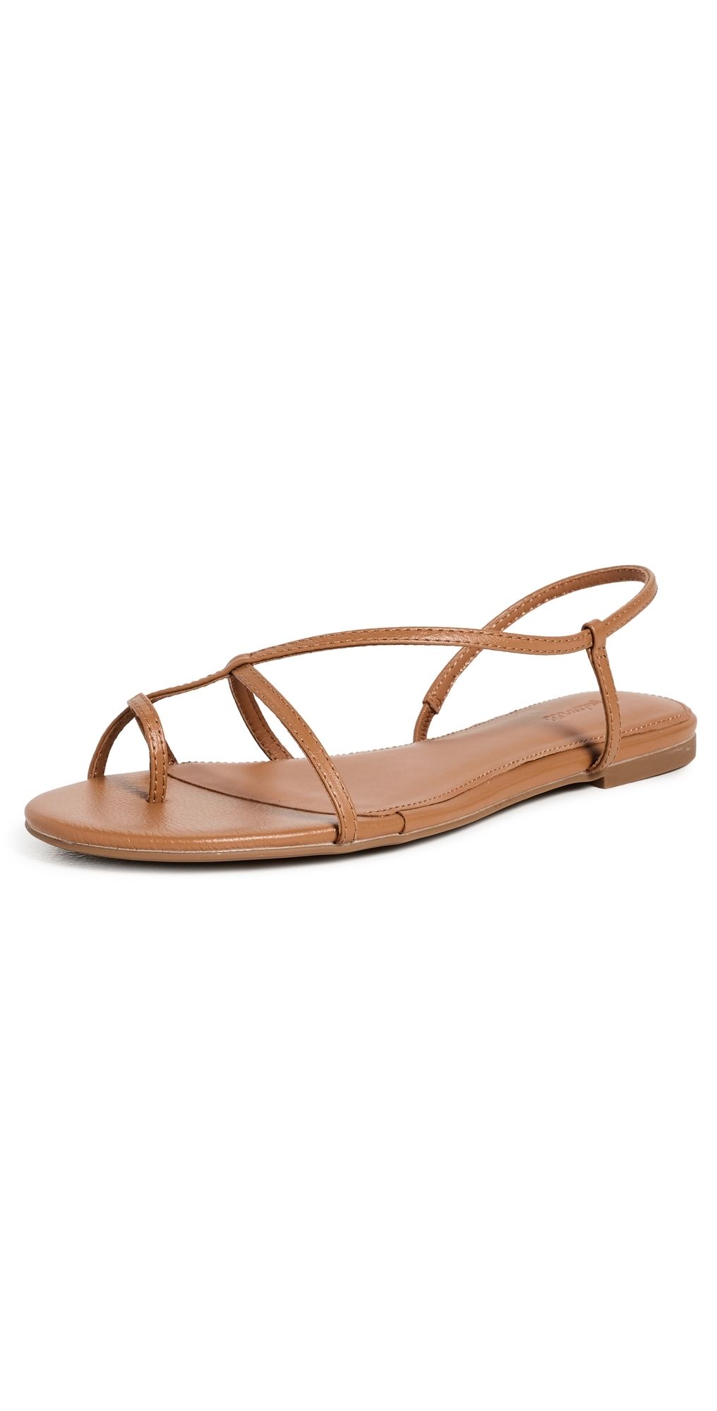 Madewell The Asymmetric Strap Sandals Toasted Coconut 9