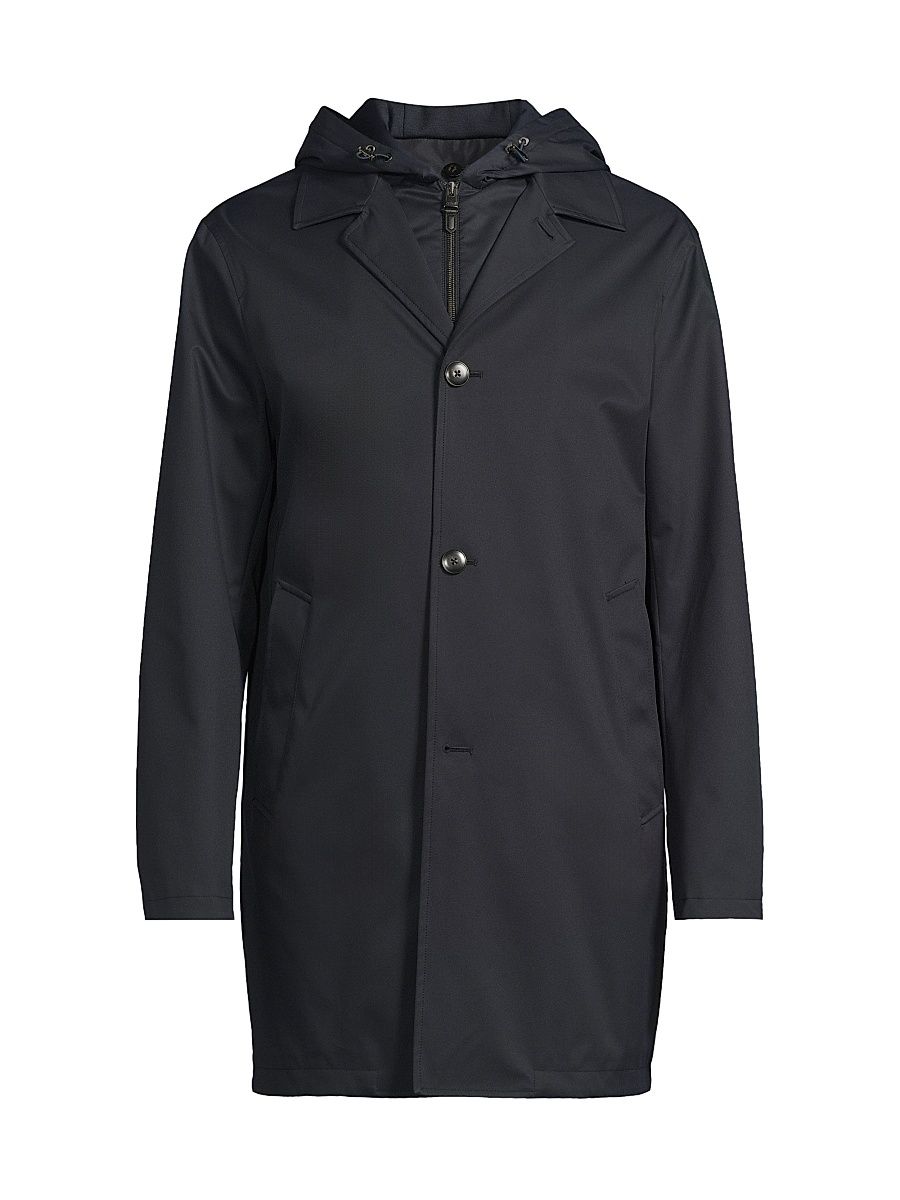 Men's Touch 3-in-1 Hooded Jacket - Dark Blue - Size 40