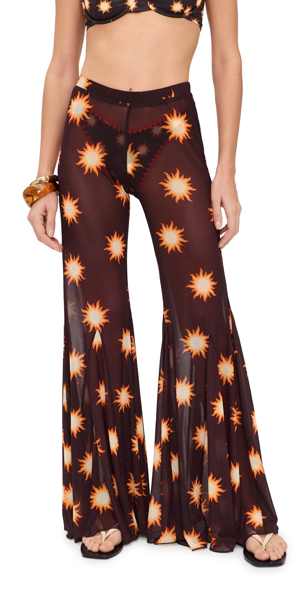 Leslie Amon Stef Mesh Pants Sun M