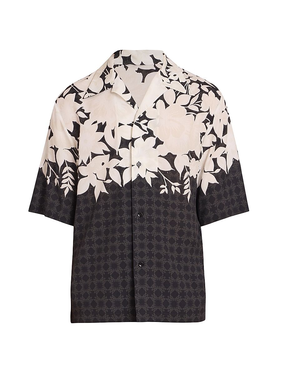 Men's Garden Camp Shirt - Black - Size Small