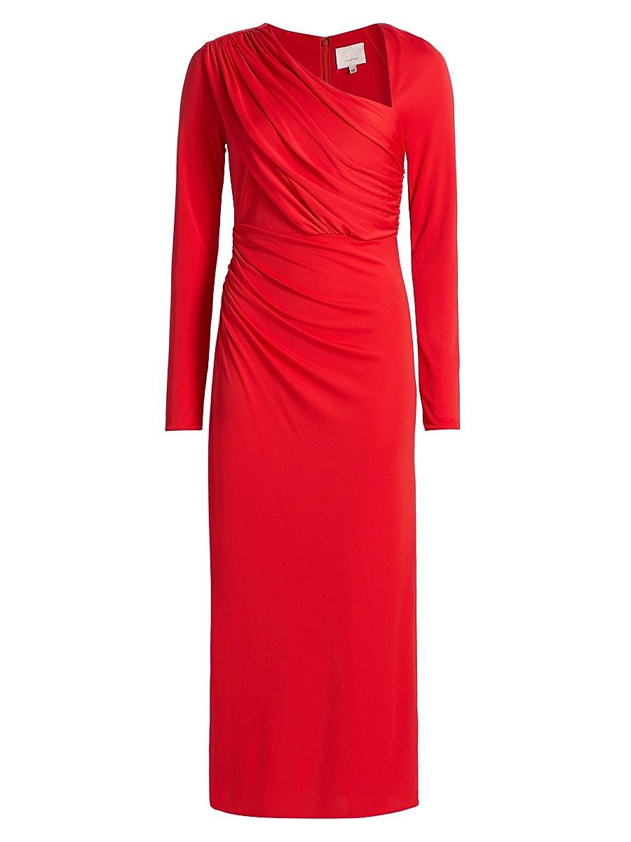 Women's Jalyn Draped Jersey Midi-Dress - Bisou - Size 16