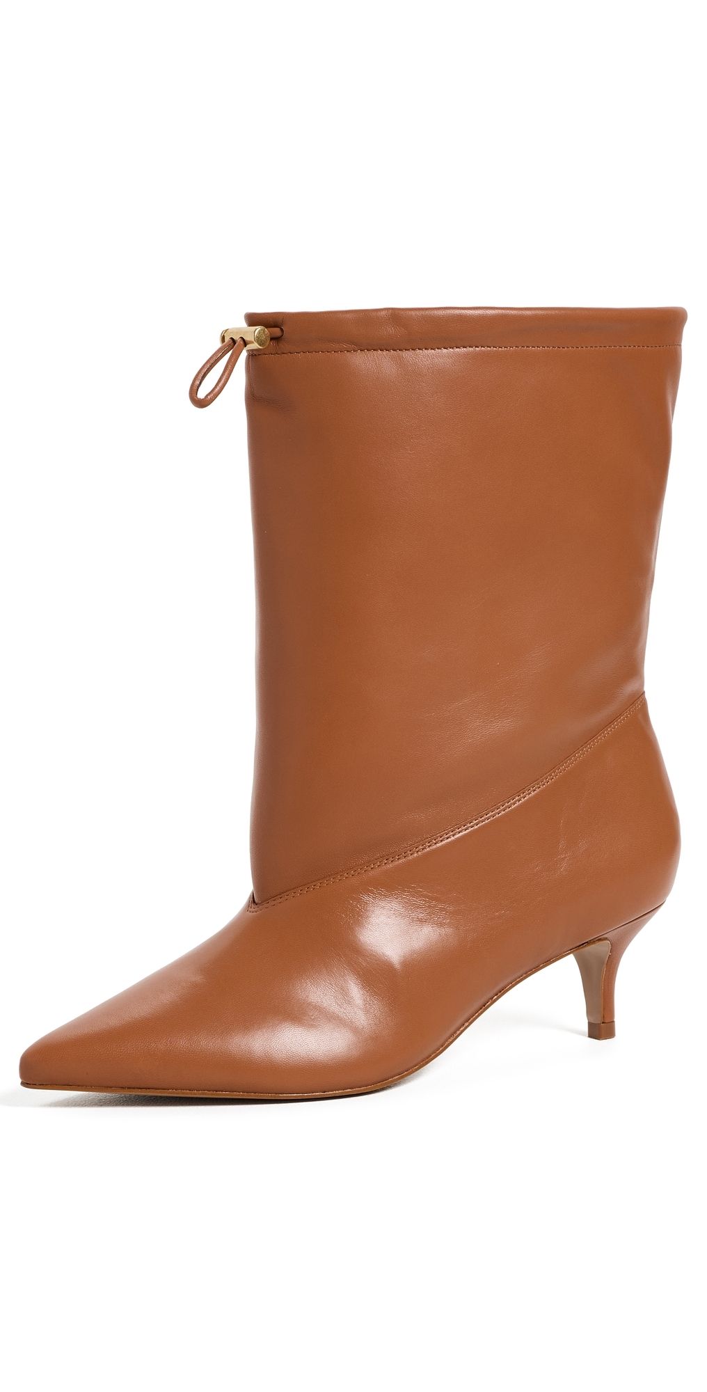 FARM Rio Pouch Kitten Booties Cuoio 8.5