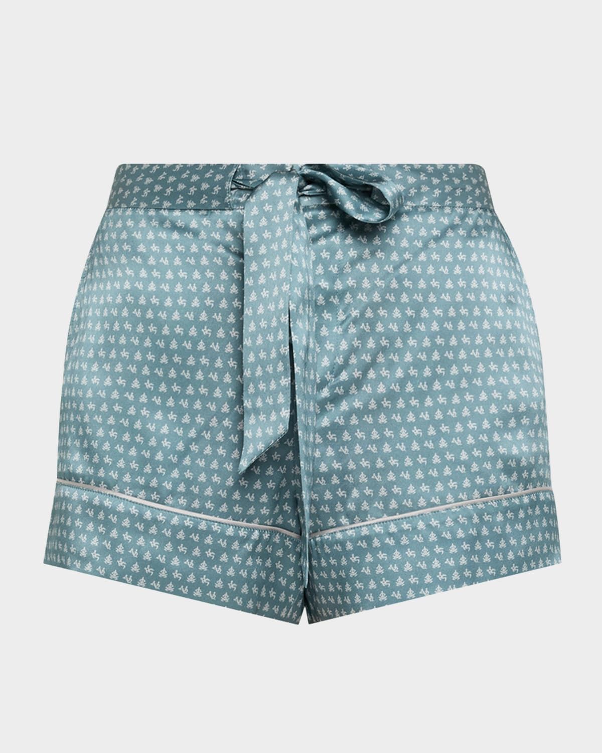 Kiki Drawstring Silk Lounge Pants