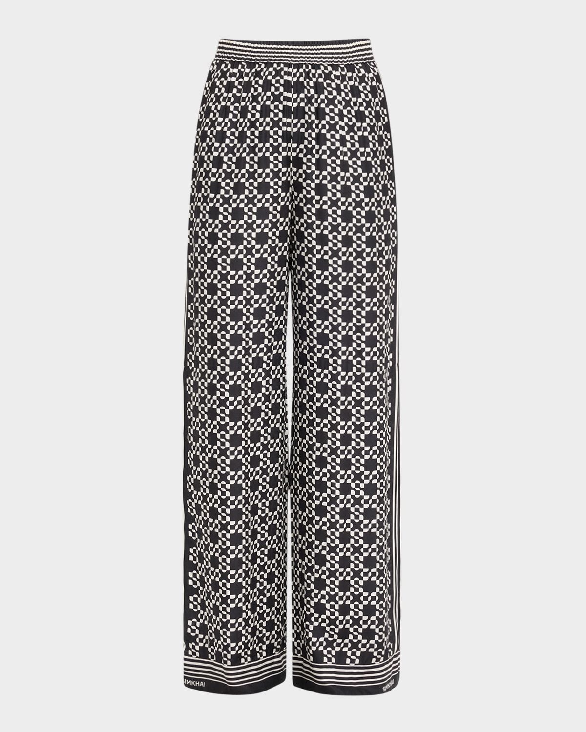 Zuna Straight-Leg Pajama Pants