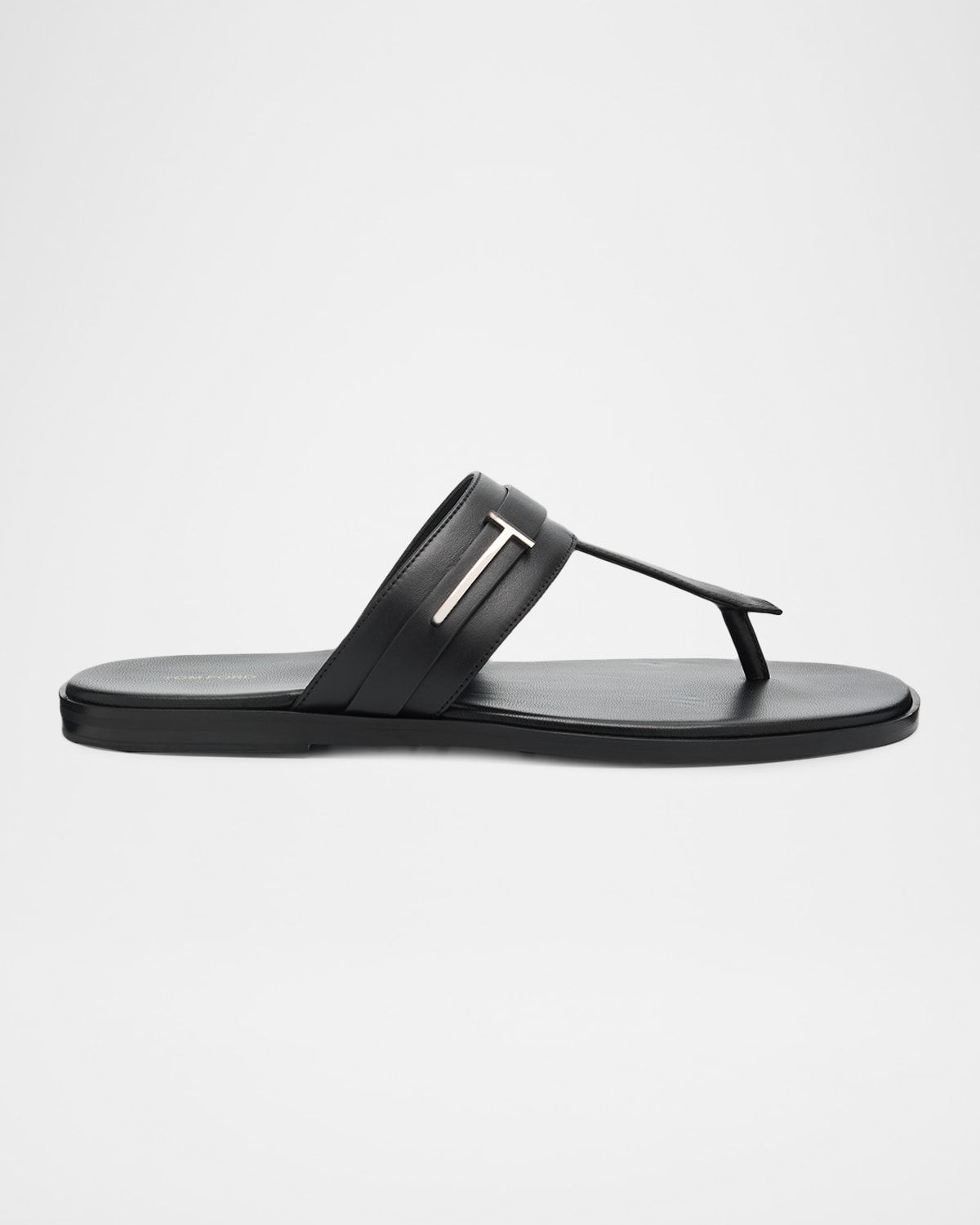 Men & apos;s Leather Thong Sandals