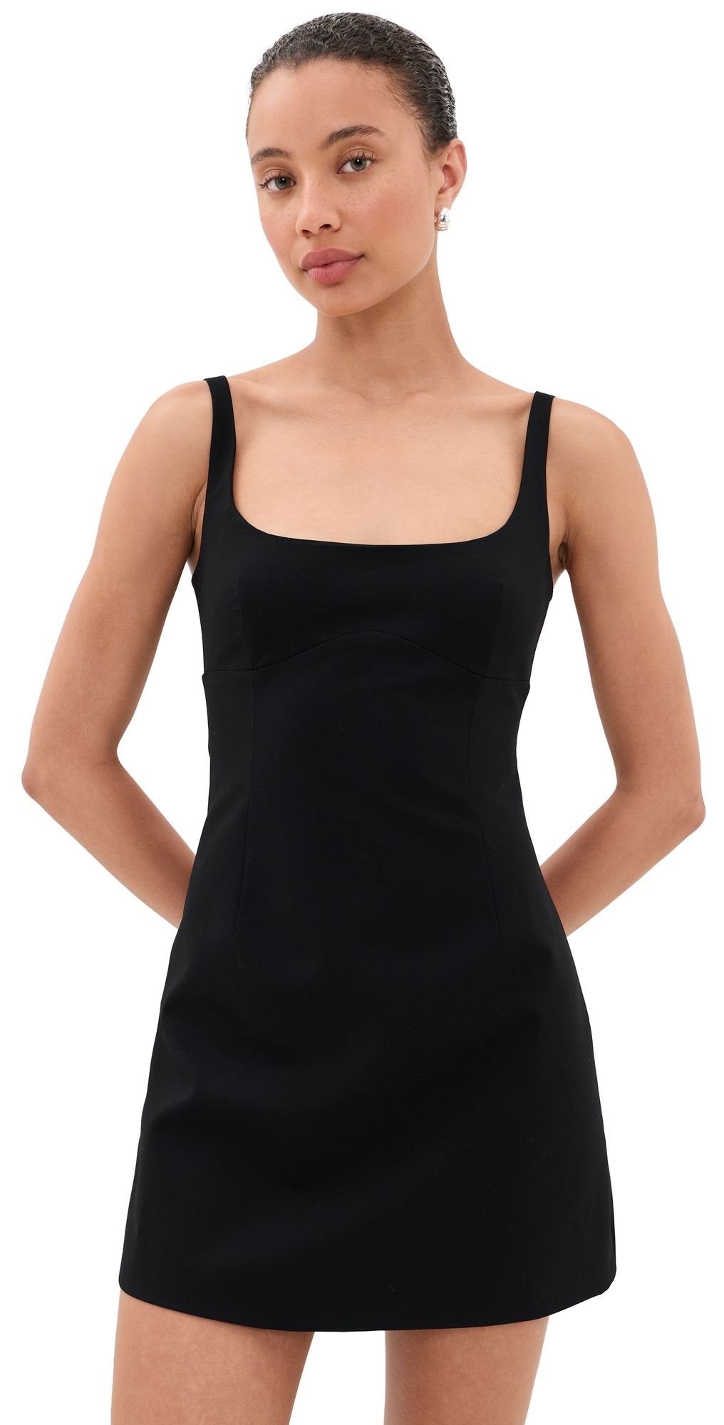 Sandy Liang Simon Dress Black 2