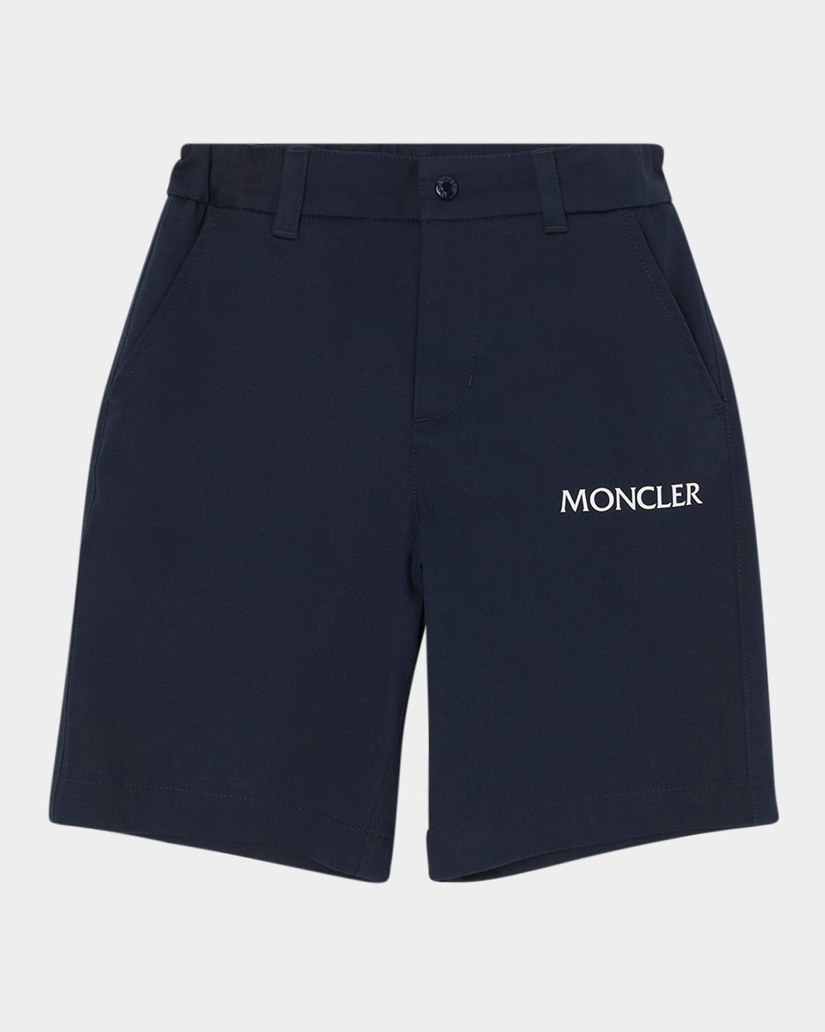 Boy & apos;s Contrast Logo-Print Shorts, Size 12-14