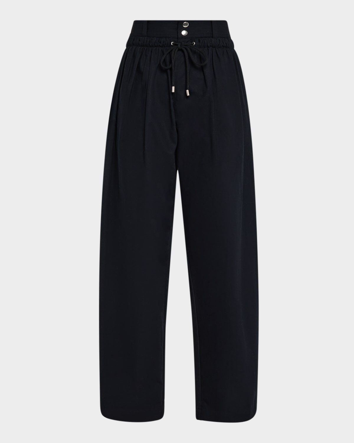 Inaya Double Waistband Wide-Leg Pants