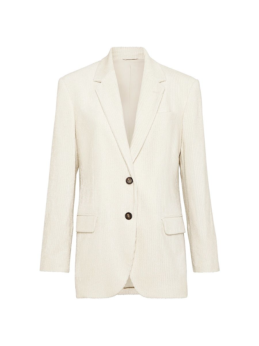 Women's Fluid Corduroy Blazer - Butter - Size 16