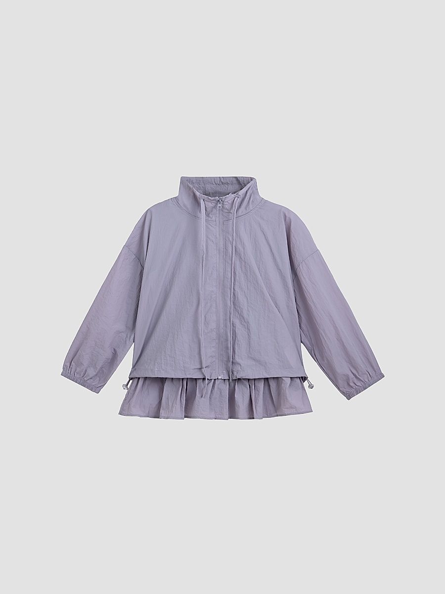 Little Girl's & Girl's Ruffle Top & Jacket Set - Purple - Size 10