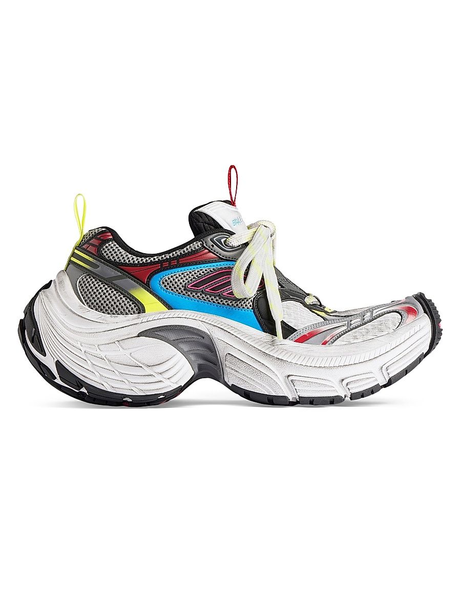 Men's 6XL Sneakers - Black White Multi - Size 12