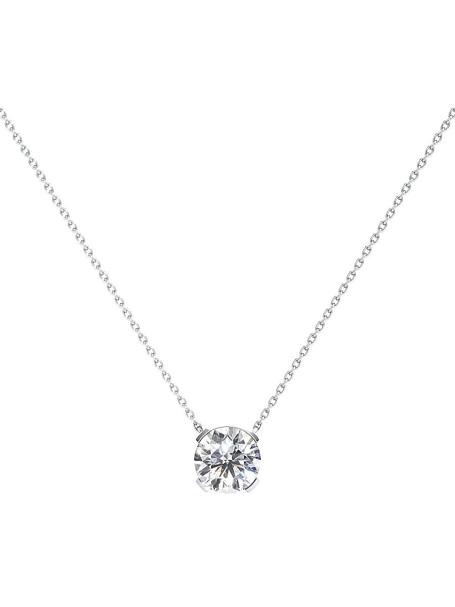Women's Meta 18K White Gold & 1.01 TCW Lab-Grown Diamond Pendant Necklace - White Gold