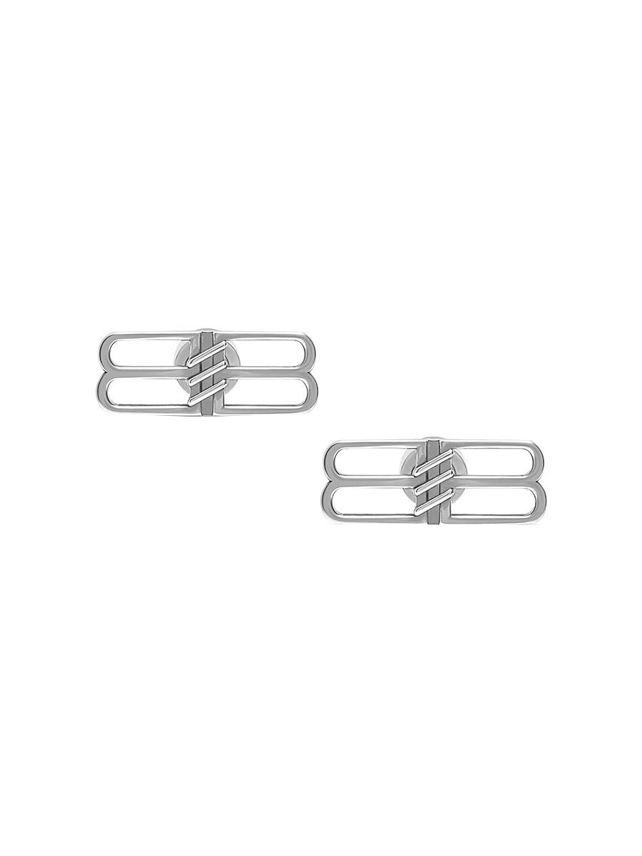 Women's Bb Icon Earrings - Antique Silver