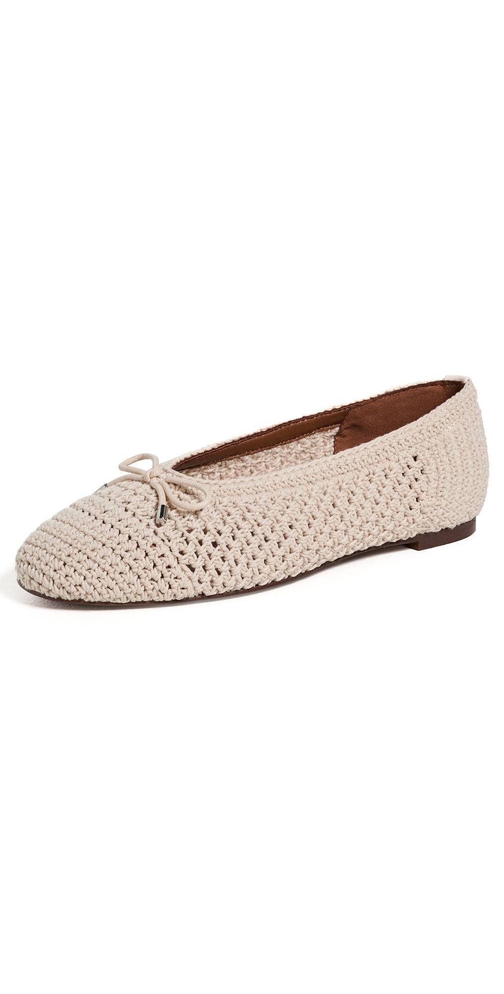 Madewell Hester Crochet Ballet Flats Vintage Ivory 5.5