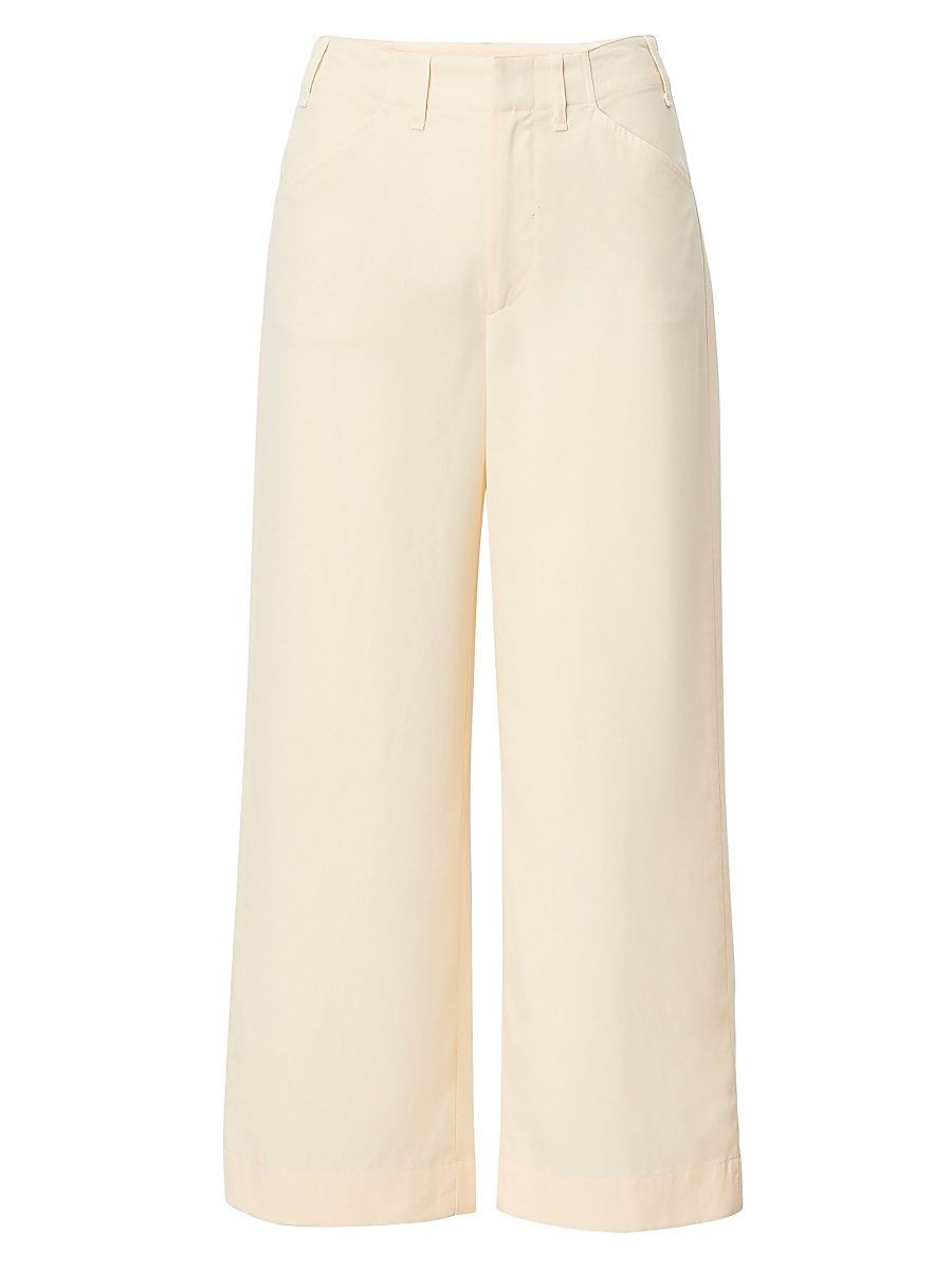 Women's Allison Linen-Blend Pants - Ivory - Size 6