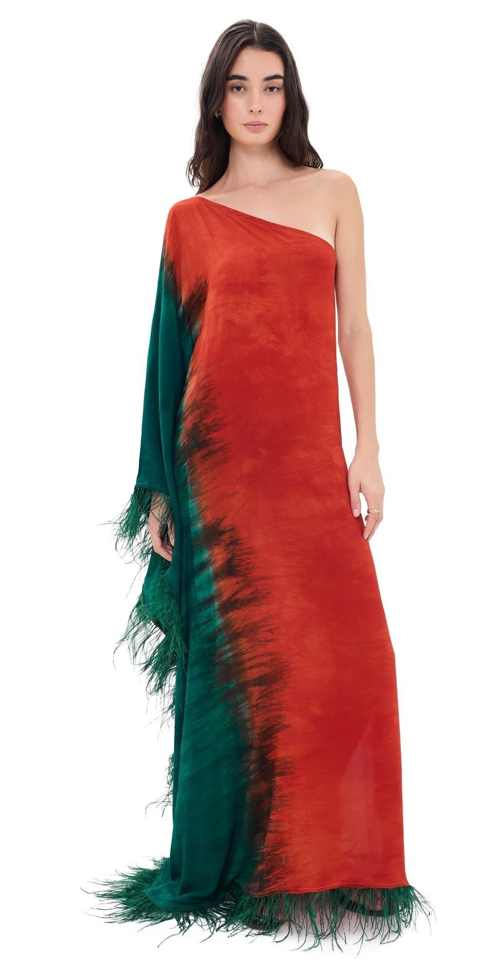 Busayo Agboya Dress Green/Red/Pink XXL
