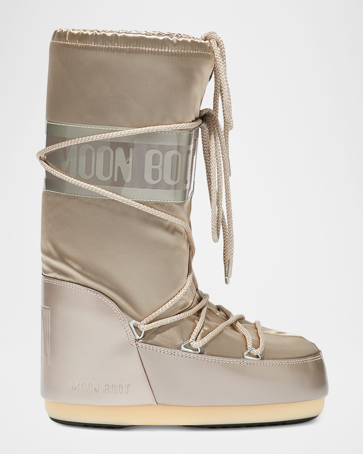 Icon Glance Platinum Satin Boots