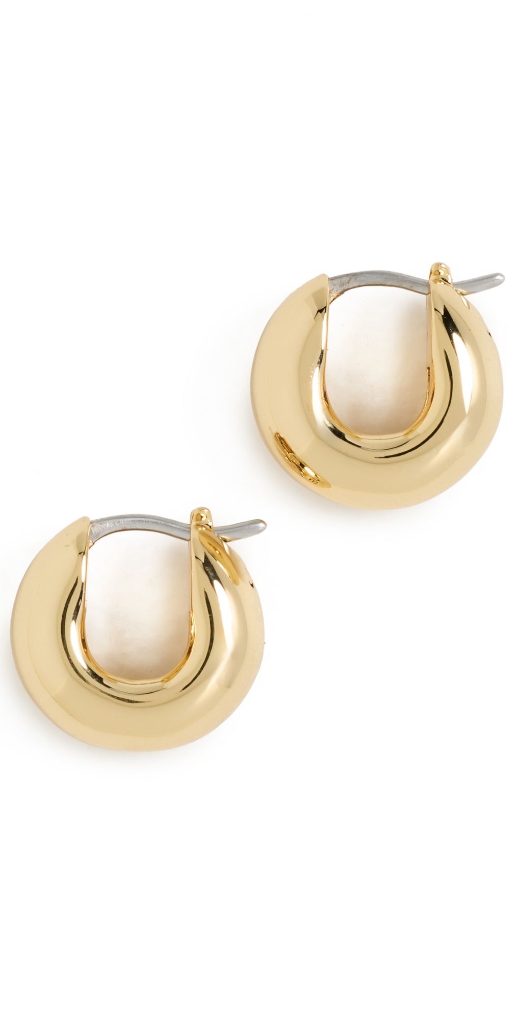 JENNY BIRD Mini Tome Hoop Earrings High Polish Gold One Size