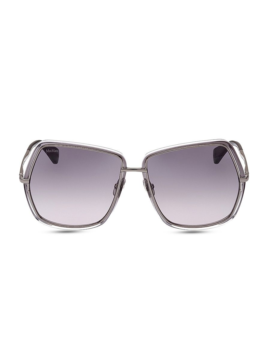 Women's Elsa 61MM Geometric Sunglasses - Shiny Gradient