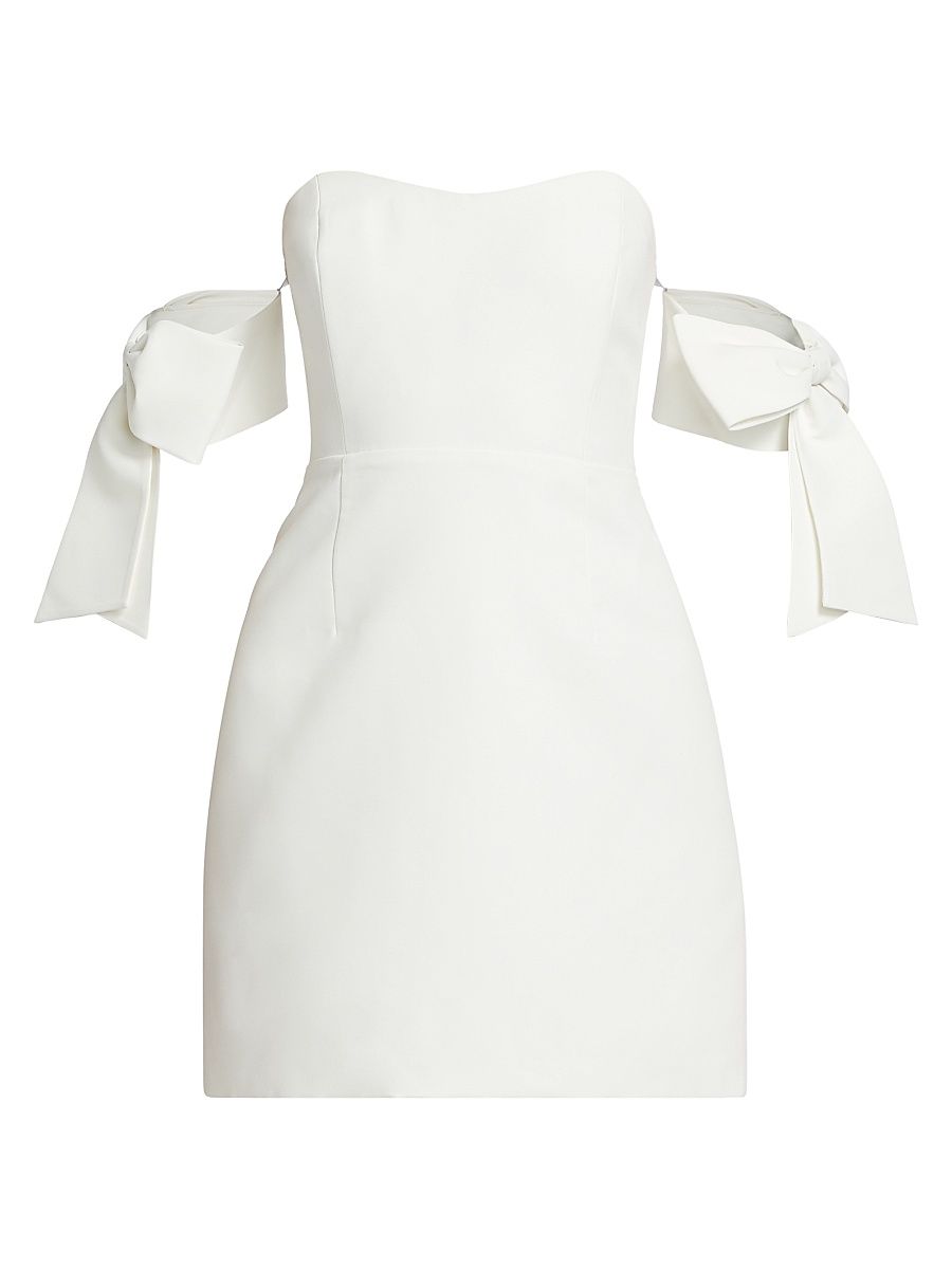 Women's Stephi Off-The-Shoulder Minidress - Ivory - Size XL