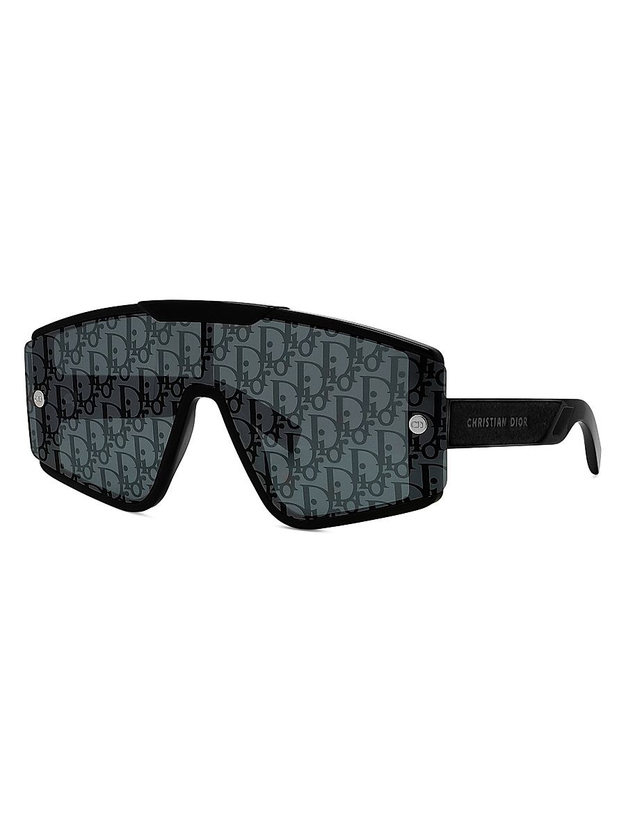 Men's Diorxtrem MU Mask Sunglasses - Black