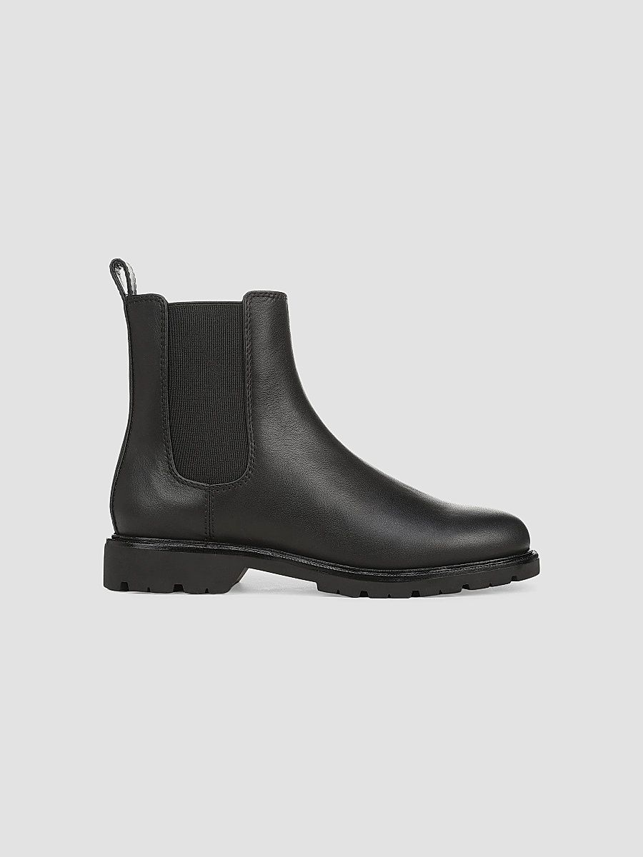 Women's Sevyn 30MM Leather Chelsea Boots - Black - Size 11
