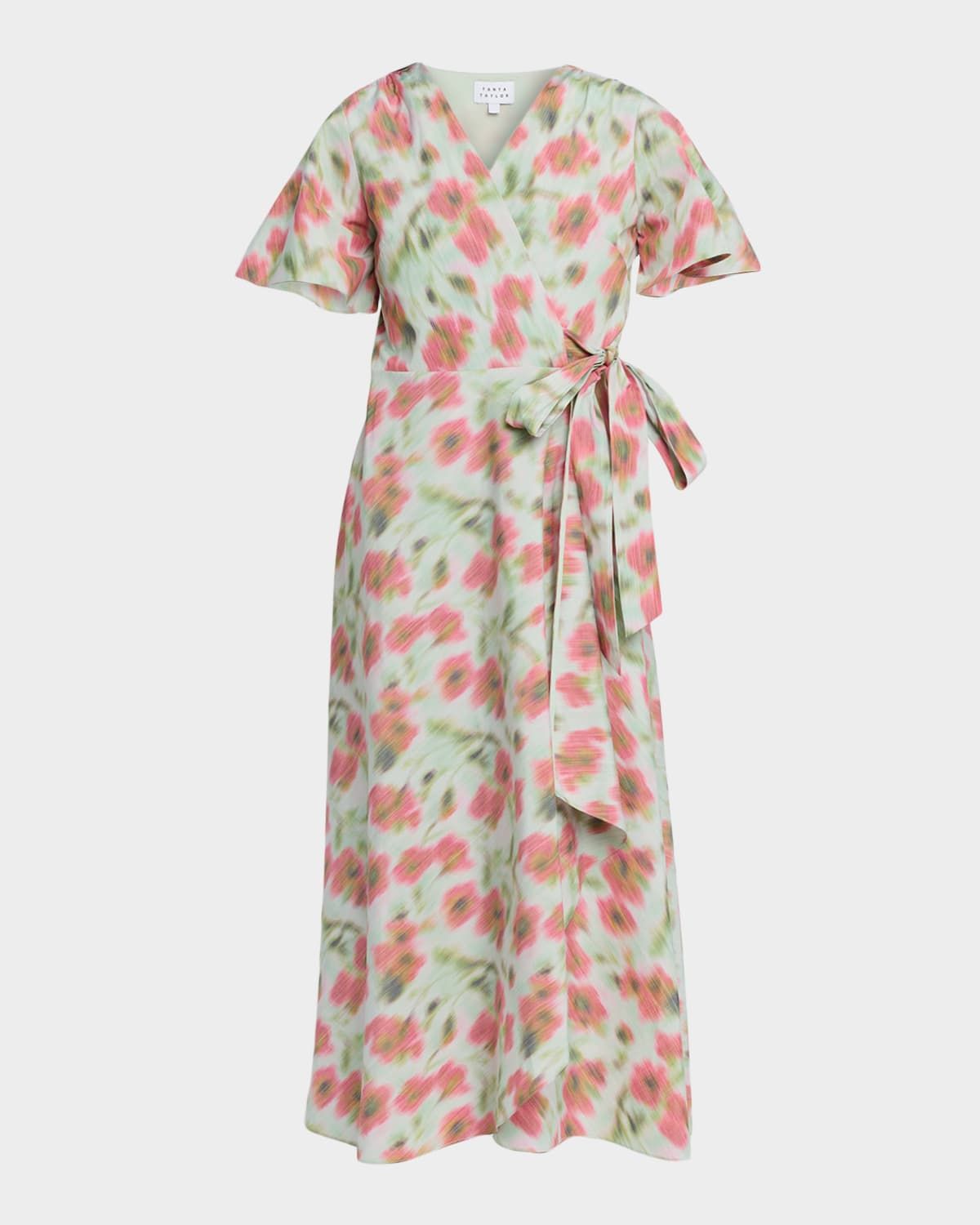 Klaire Wrap Midi Dress