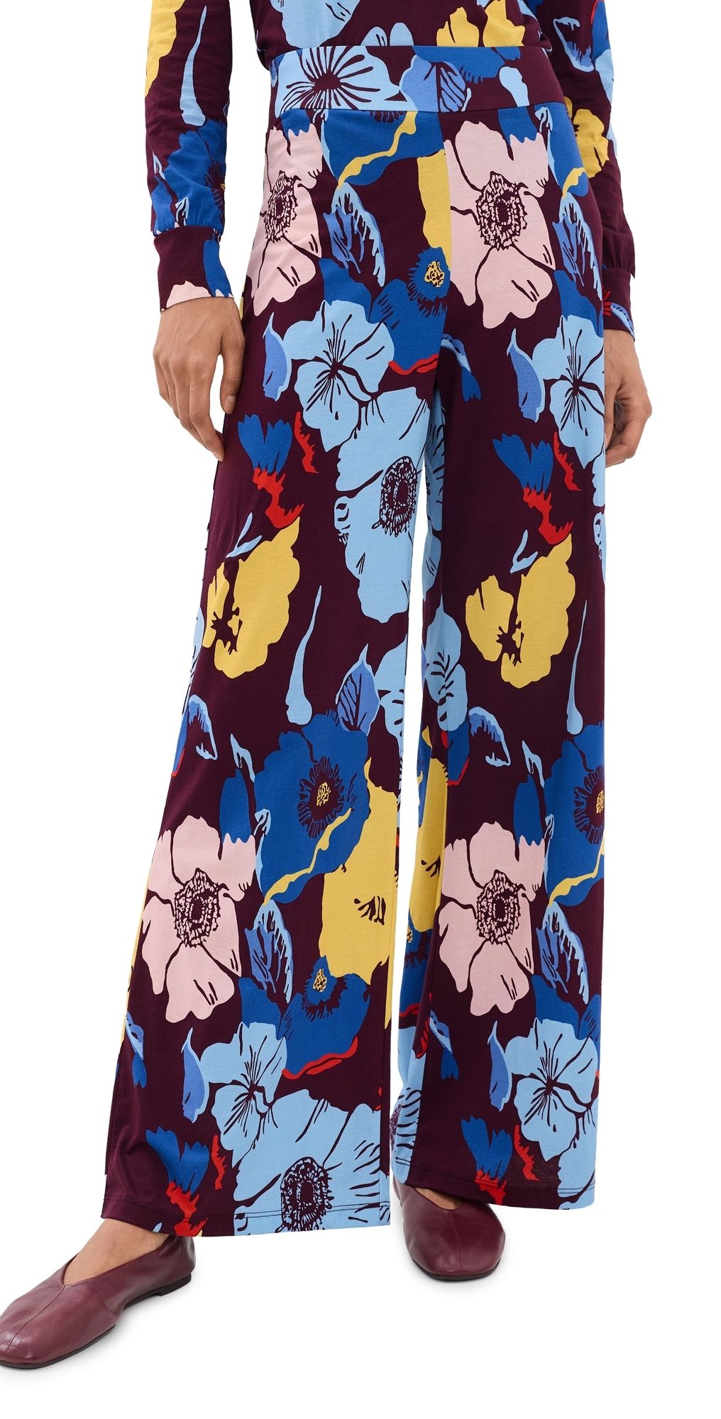 De Loreta Sur Pants Floral M