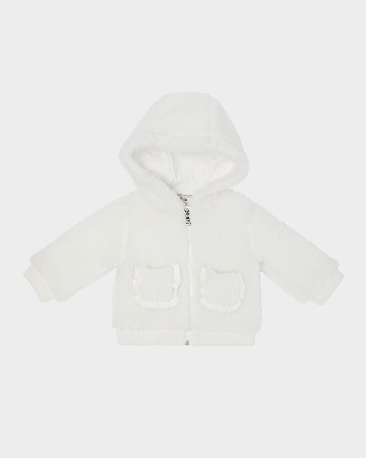 Boy & apos;s Fleece Zip-Front Pocketed Cardigan, Size 6M-3