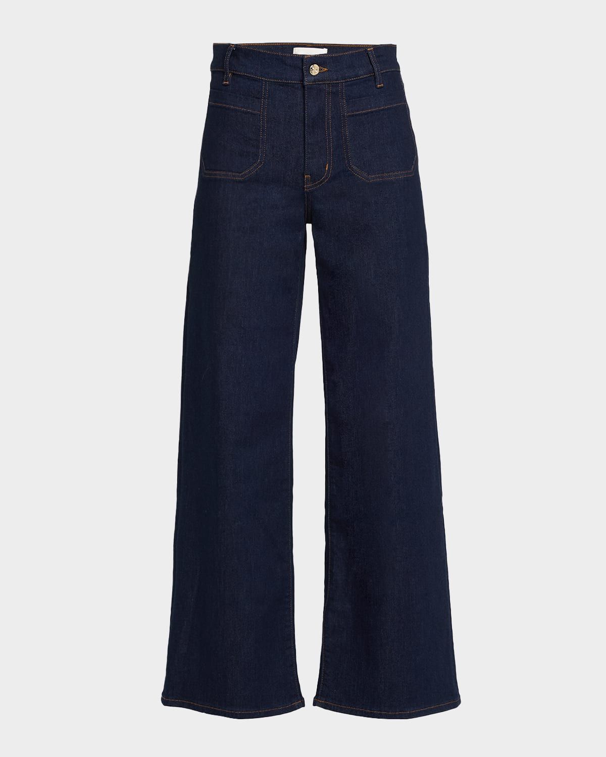 Le Slim Palazzo Modernist Pocket Jeans