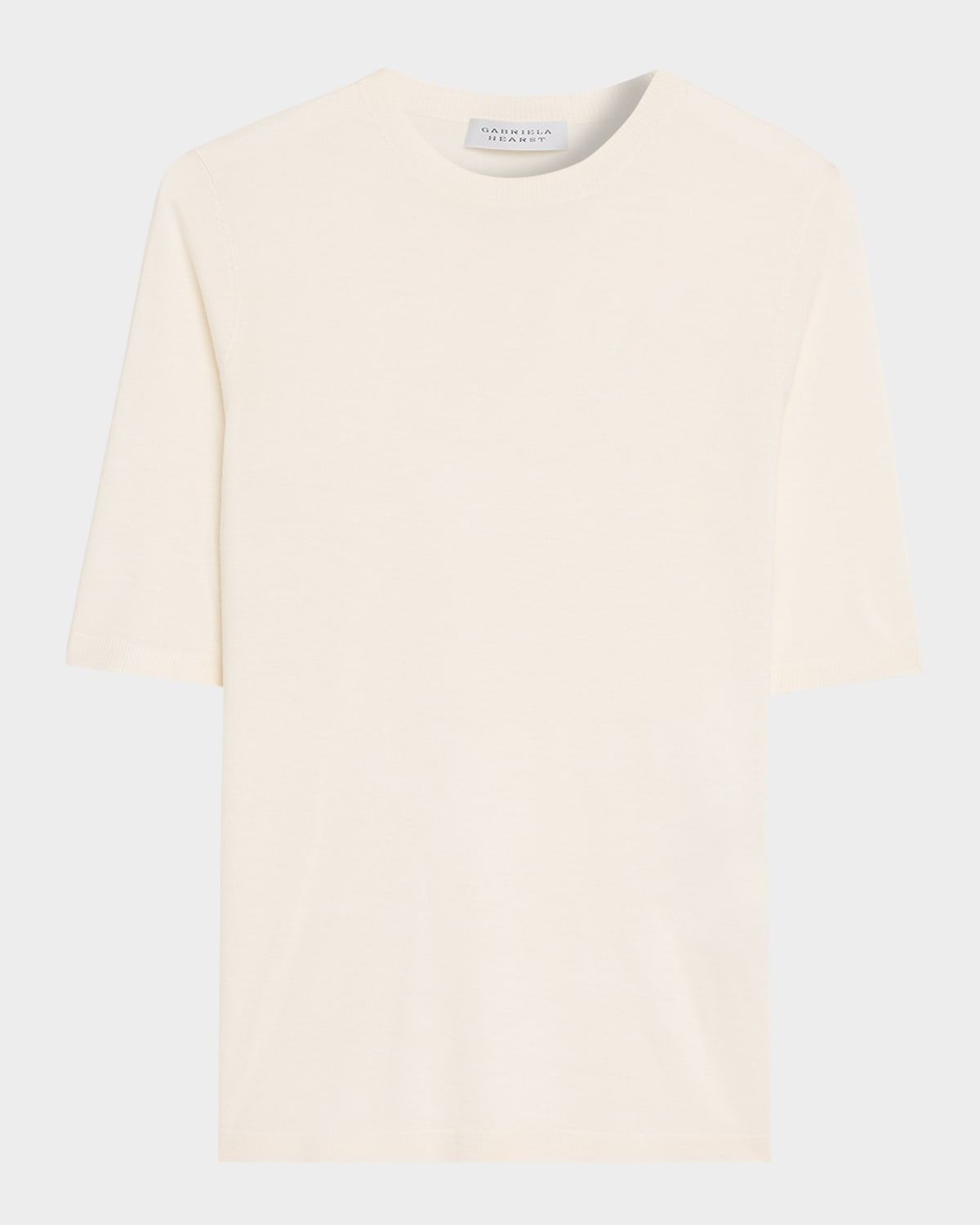 Brunner Short-Sleeve Cashmere-Silk T-Shirt
