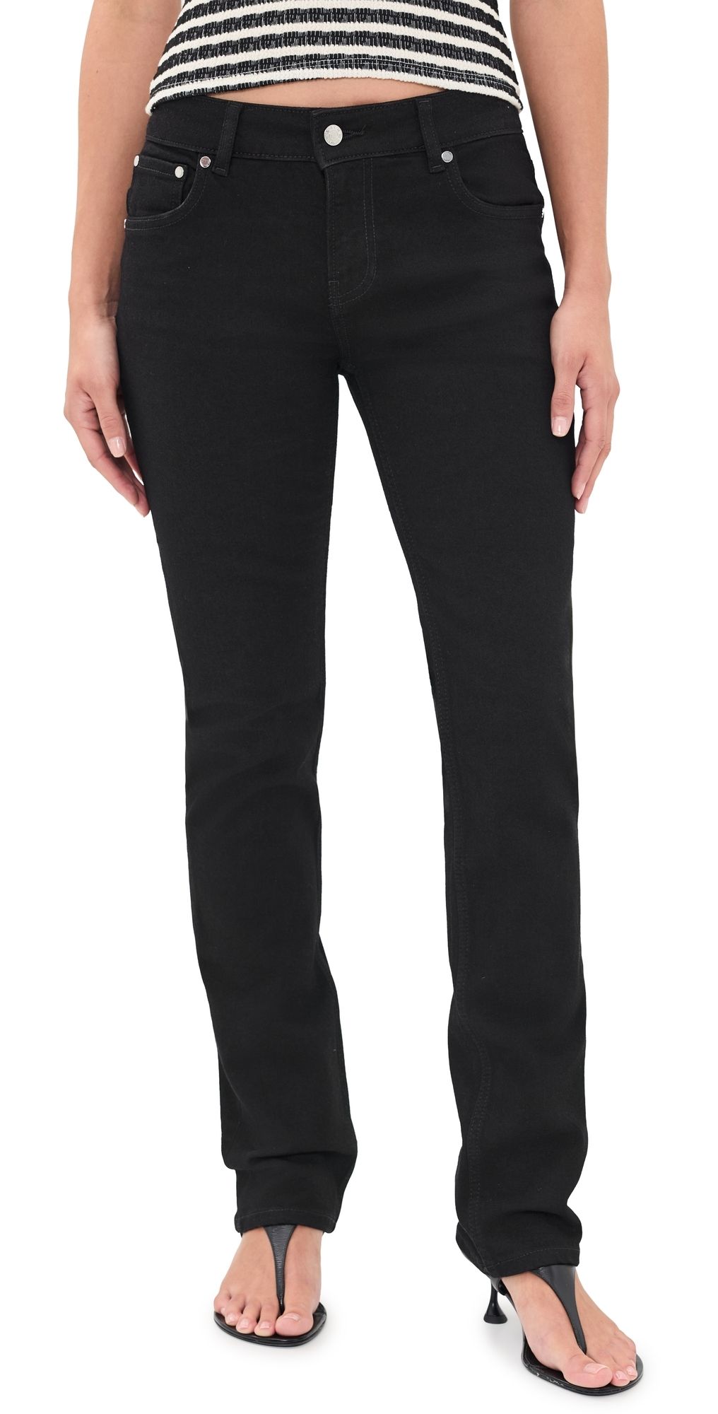 EB Denim Lennon Slim Cigarette Jeans Noir 25