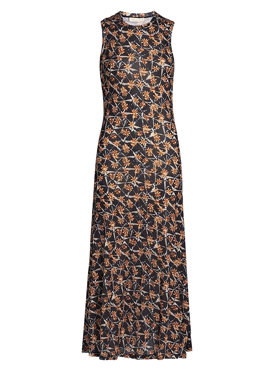 Women's Orla Floral Tank Midi-Dress - Aura - Size XL