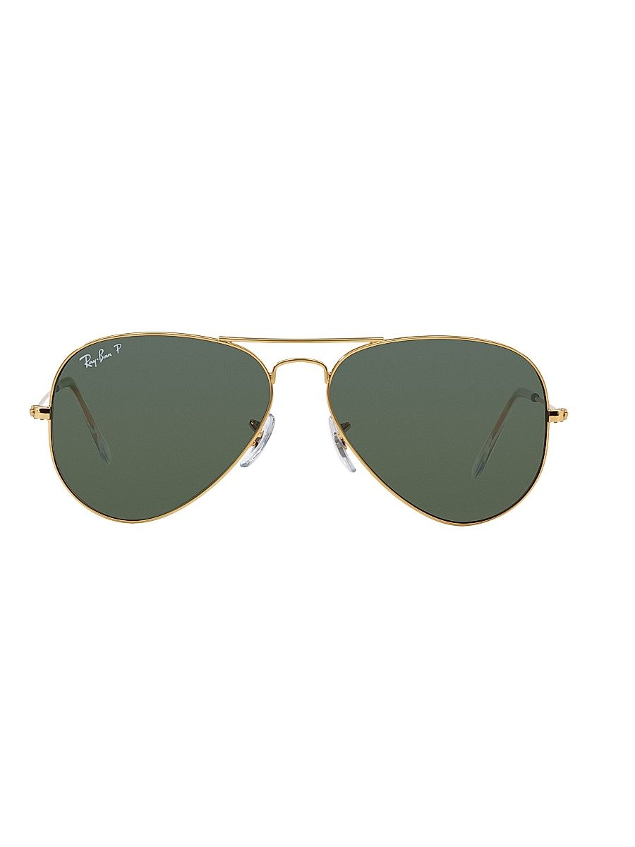 Women's RB3025 62MM Original Aviator Polarized Sunglasses - Gold