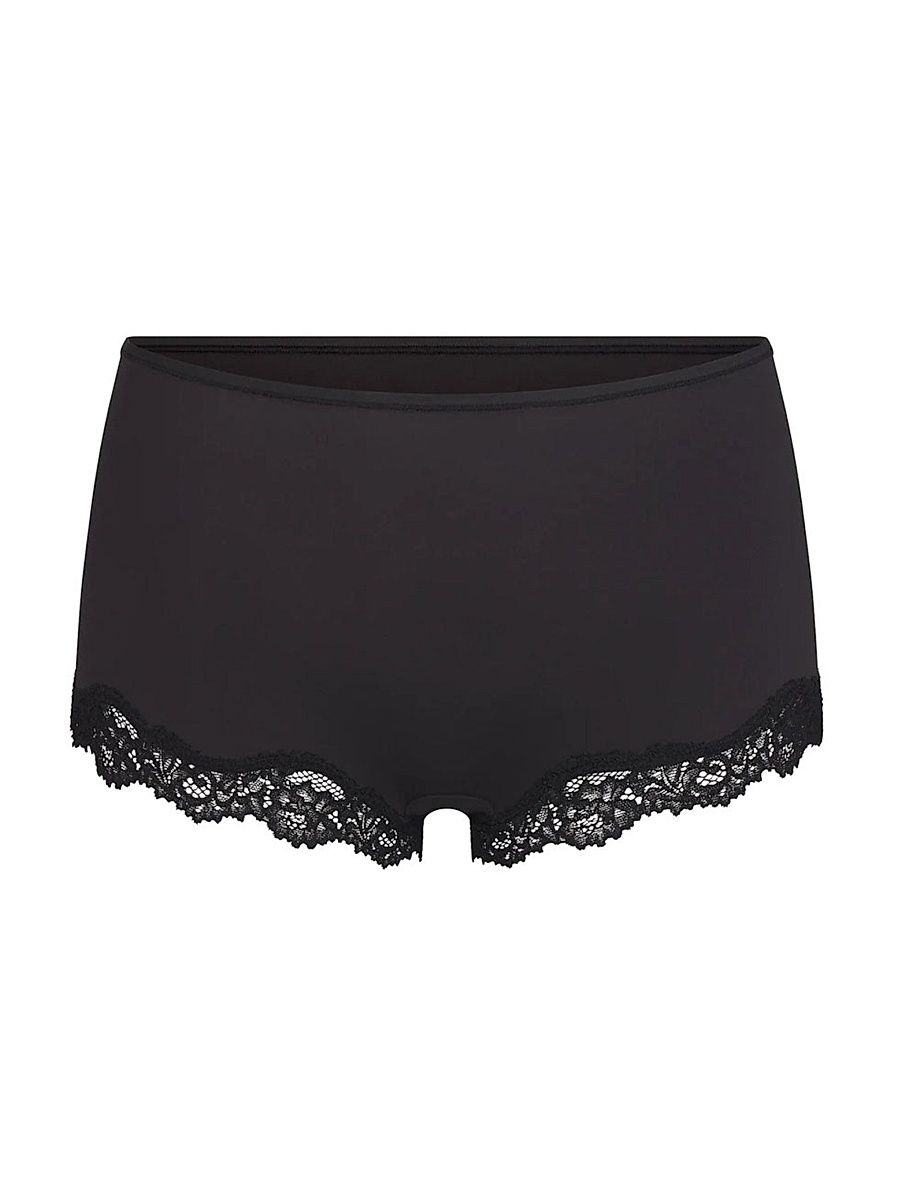 Women's Fits Everybody Lace Boy Short - Onyx - Size Medium