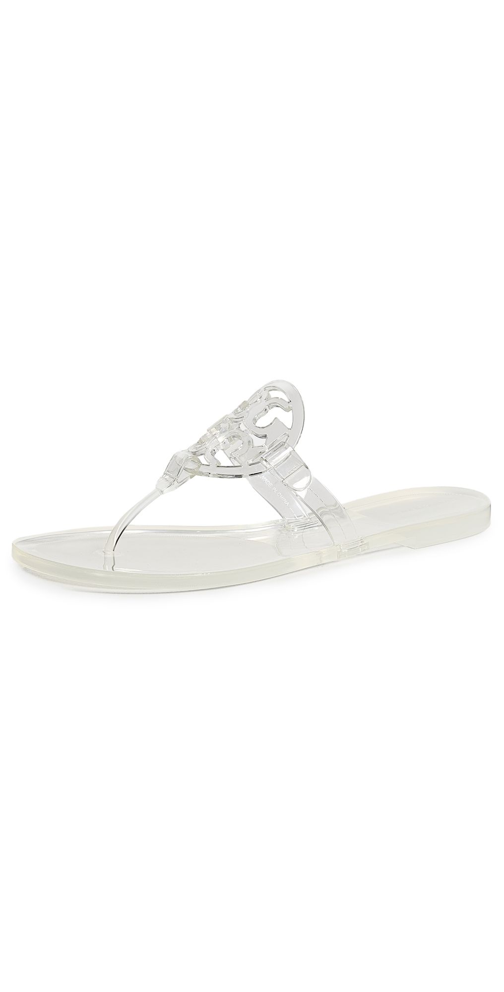Tory Burch Miller Jelly Sandals Clear 5