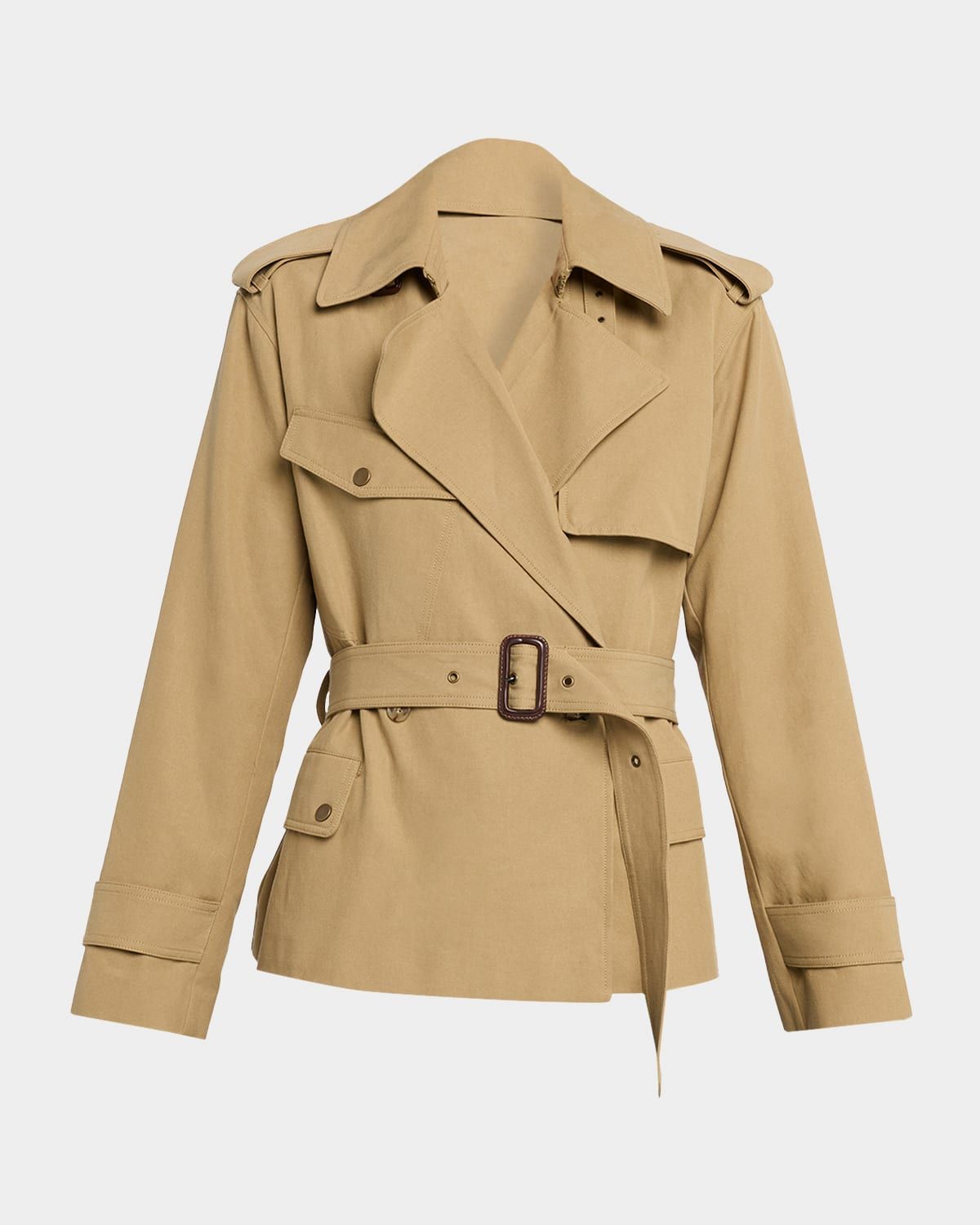 Orsina Cropped Trench Coat