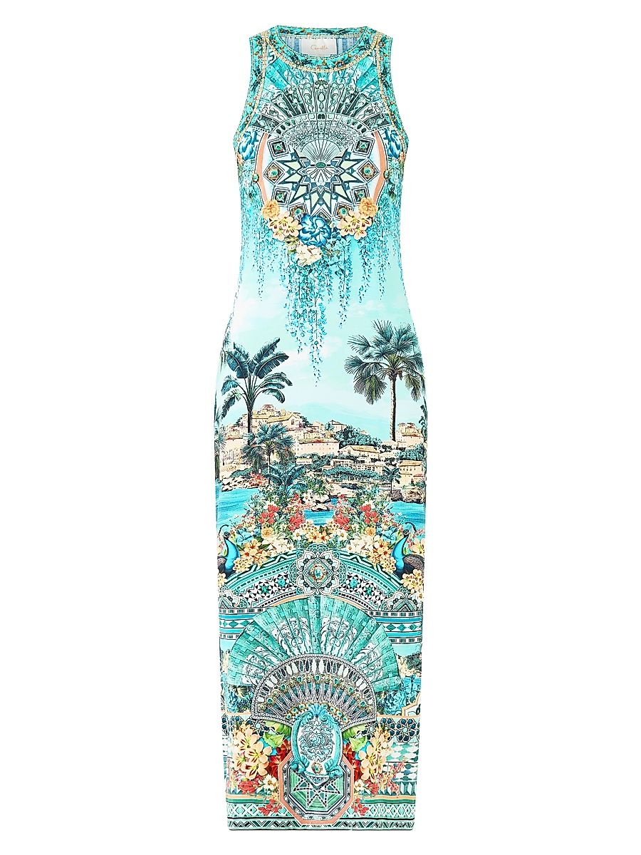 Women's Jersey Tank Midi-Dress - Balearic Bebe - Size XS