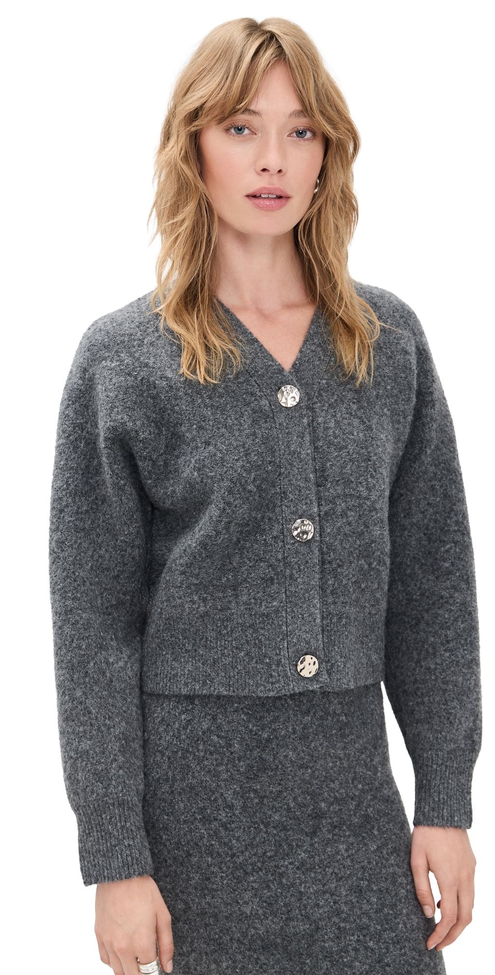 LE BOP Ines Knit Cardigan Chocolate S