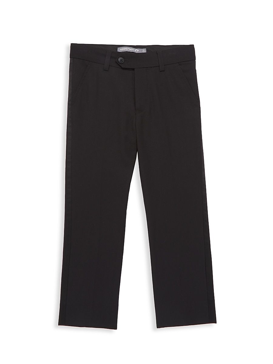 Little Boy's & Boy's Tuxedo Pant - Black - Size 16