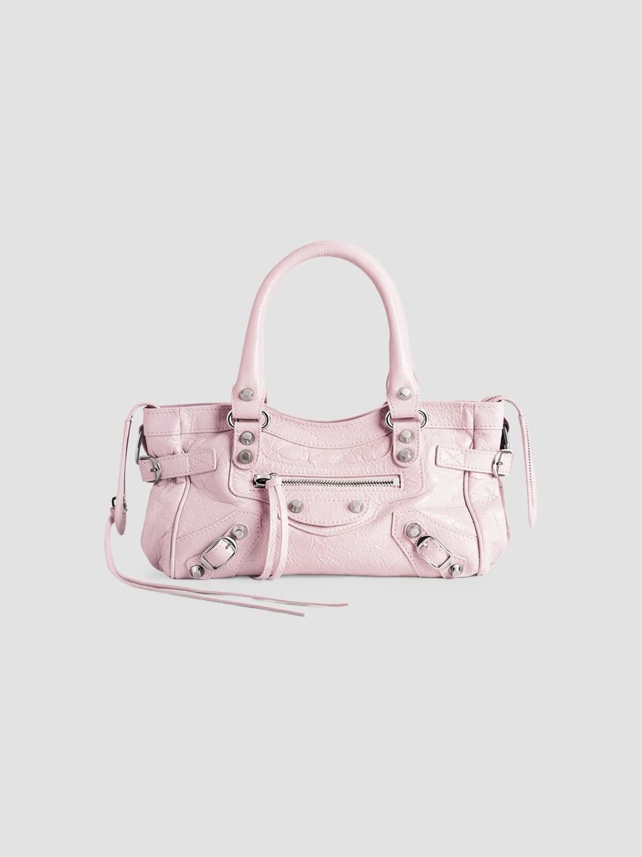 Balenciaga Women's Le City East-West Mini Top Handle Bag - Petal Pink