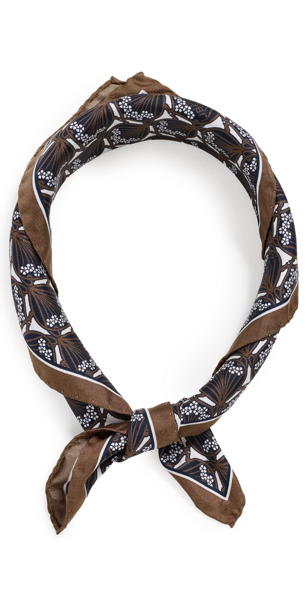 LIBERTY Iphis Silk Scarf Tan One Size