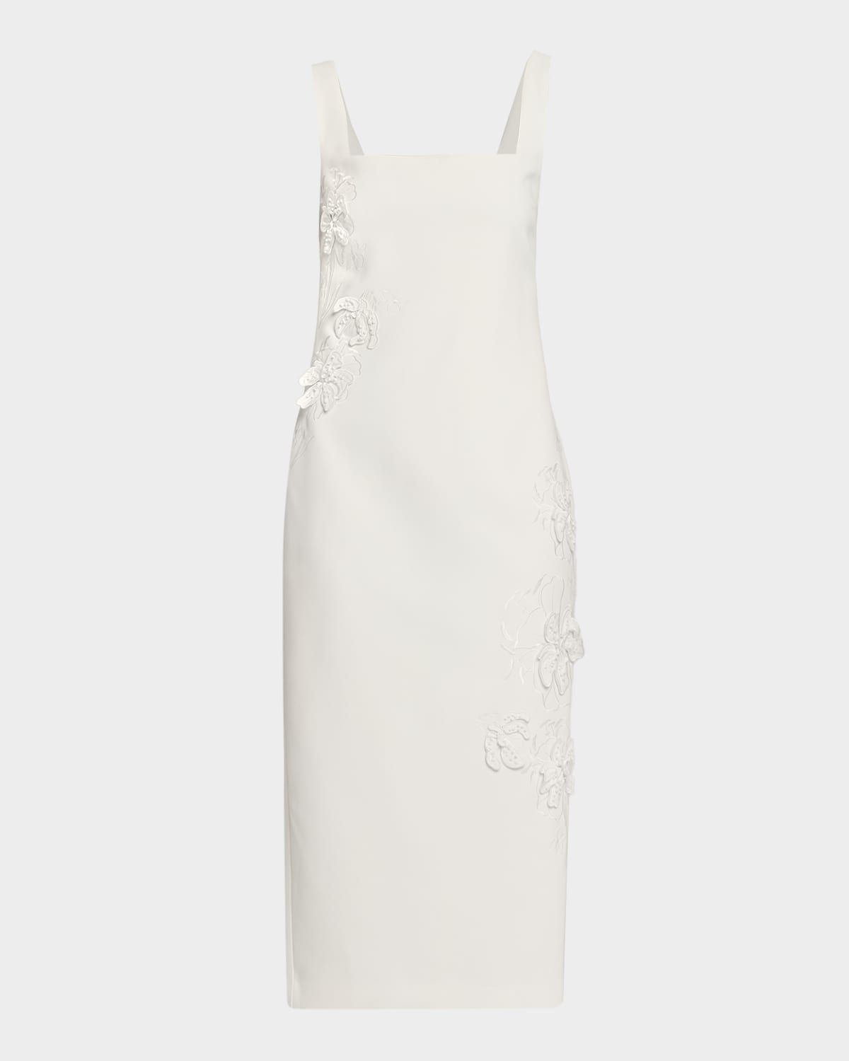 Barrie Embroidered Midi Dress