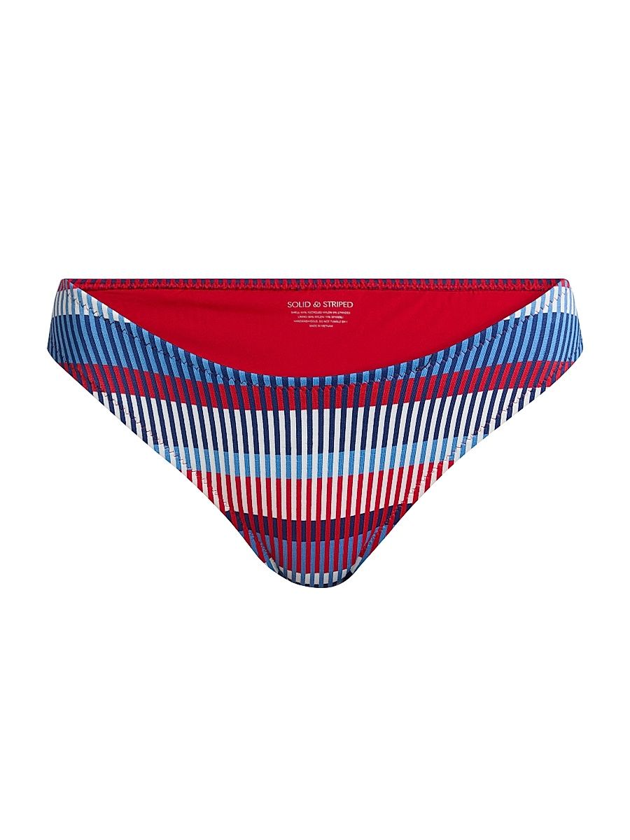 Women's The Eva Multi-Stripe Bikini Bottom - Size XS