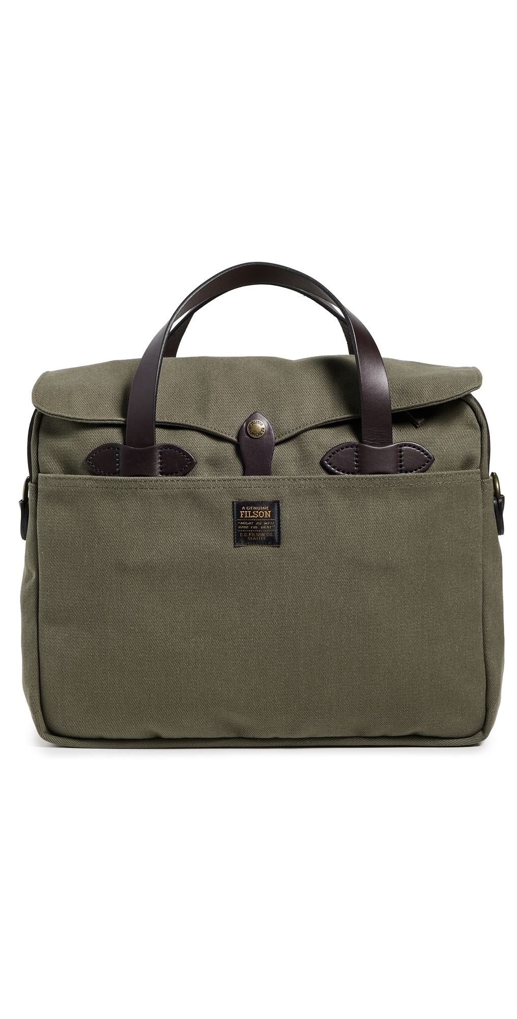 Filson Rugged Twill Original Briefcase Otter Green One Size