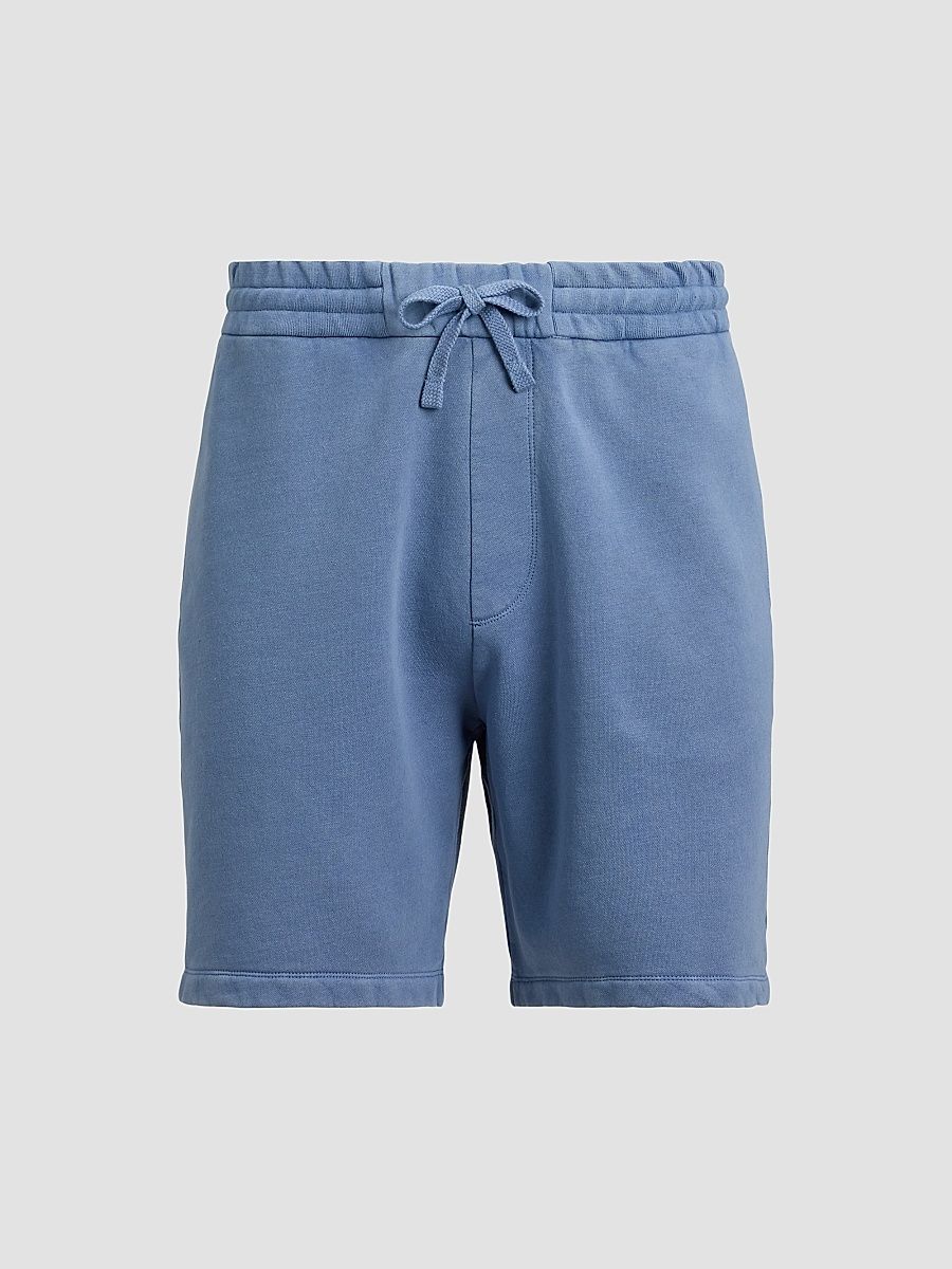 Men's Cotton Sweat Shorts - Blue Horizon - Size Large