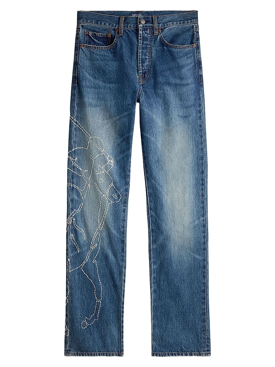 Women's Relaxed Straight Jeans - Junesel Wash - Size 32