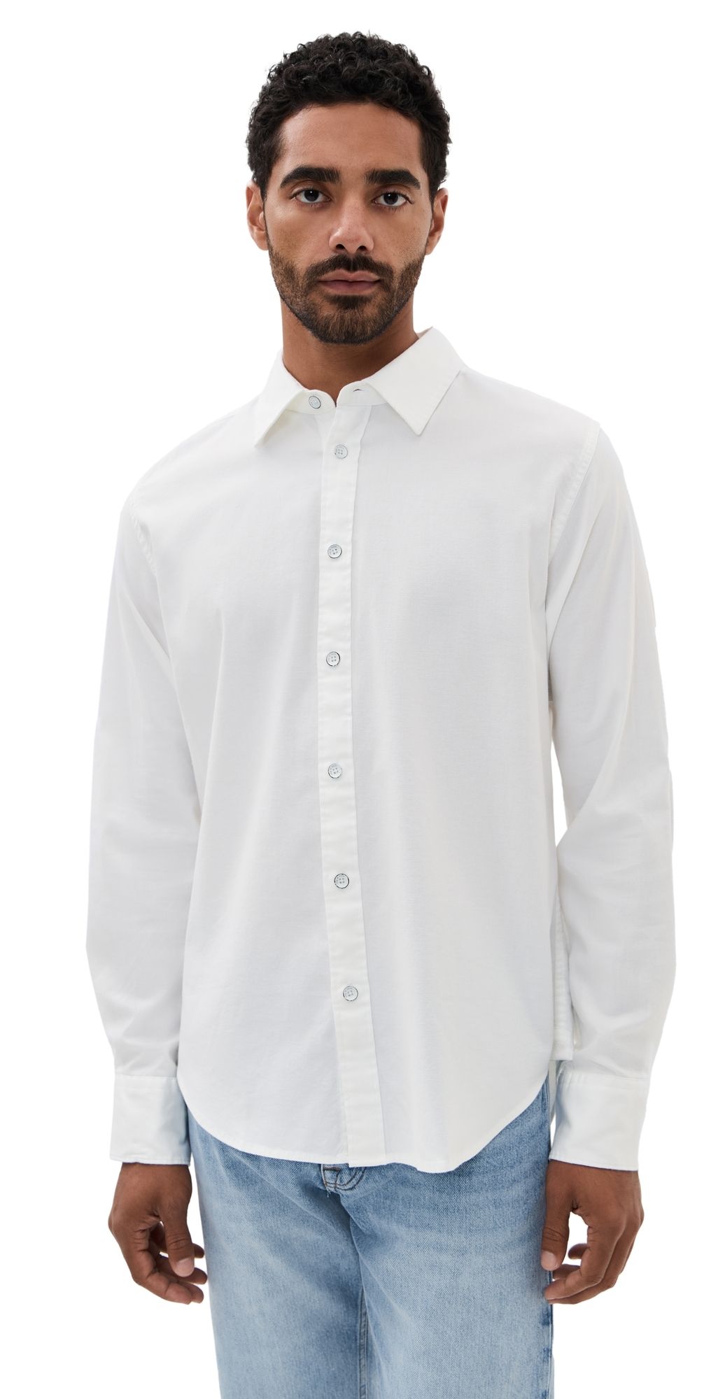 rag & bone Tomlin Stretch Dobby Shirt White XL